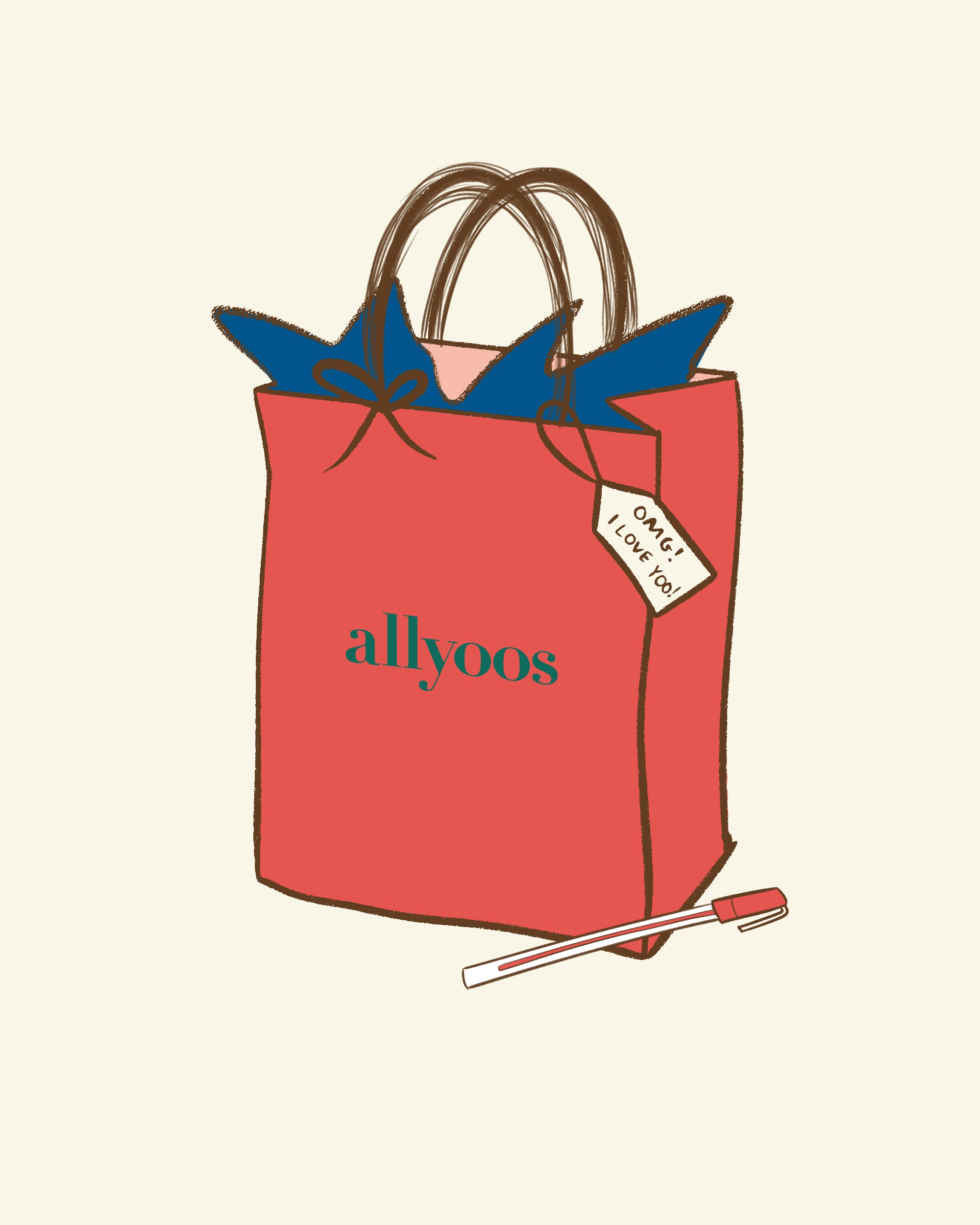 Allyoos gift wrap