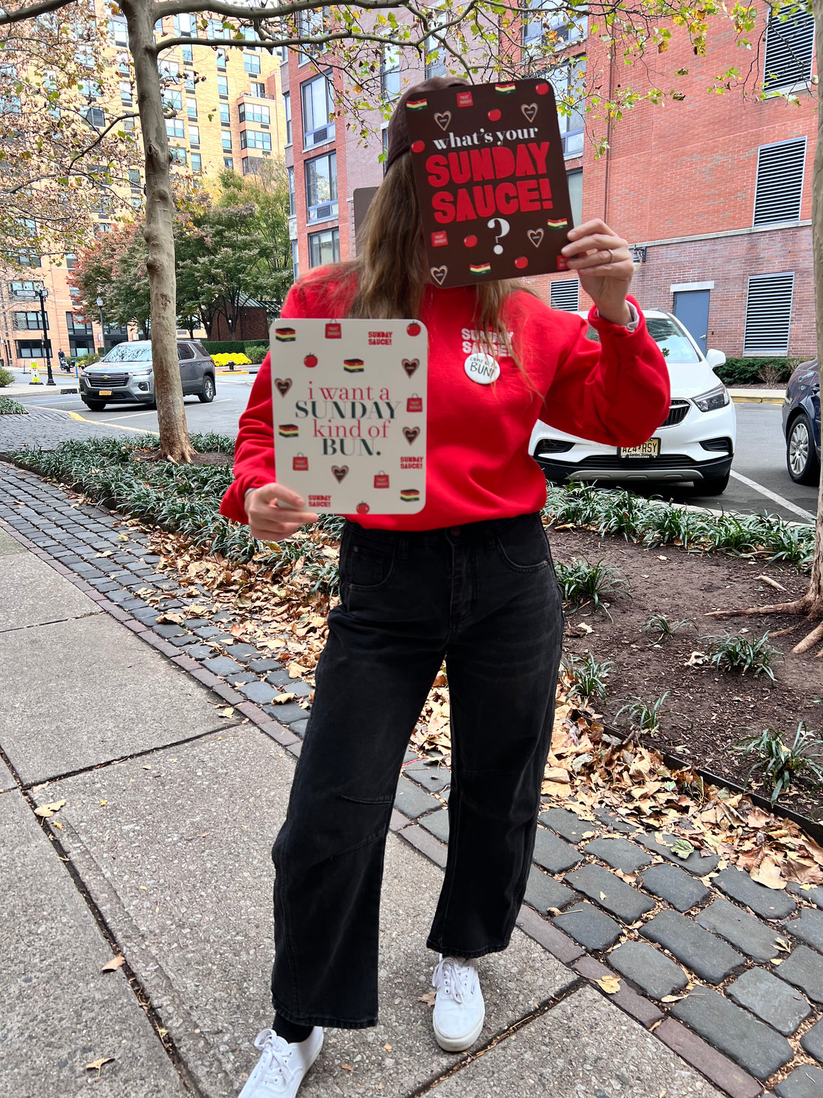 Sunday Sauce! Sweatshirt in Espresso Brown