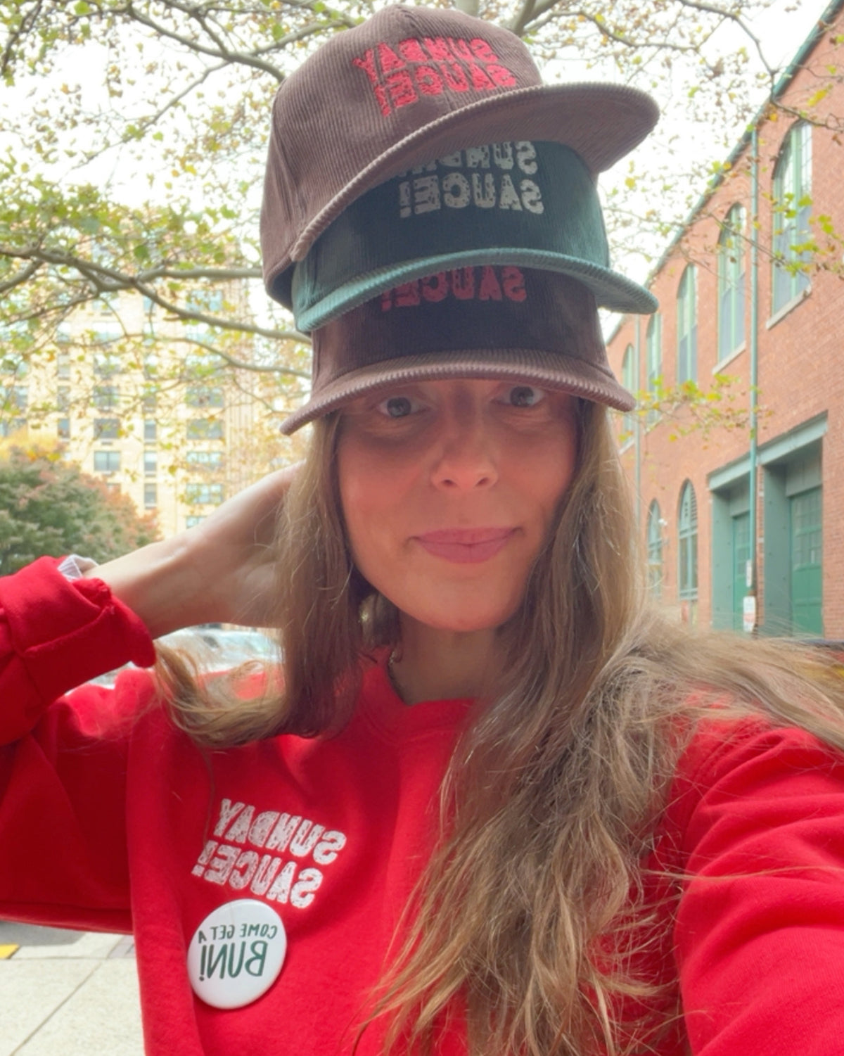 Sunday Sauce! Hat in Arugula Green